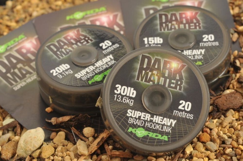 KORDA Поводковый материал Dark Matter Braid 15lb 20м
