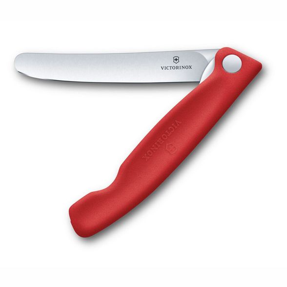 Цена наНож складной для овощей Victorinox Swiss Classic 11 см, нержавеющая сталь, рукоять полипропилен, красный