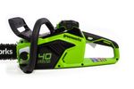 Аккумуляторная цепная пила Greenworks GD40CS18K4,2005807UA, 40v, 40 см, АКБ 2 А·ч и ЗУ