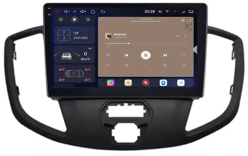 Магнитола для Ford Transit 7 2014-2023 - Redpower 85351 PRO/PROmax ТОП звук, 2K QLED, Android 14, Быстрейшая, CarPlay, 4G SIM-слот