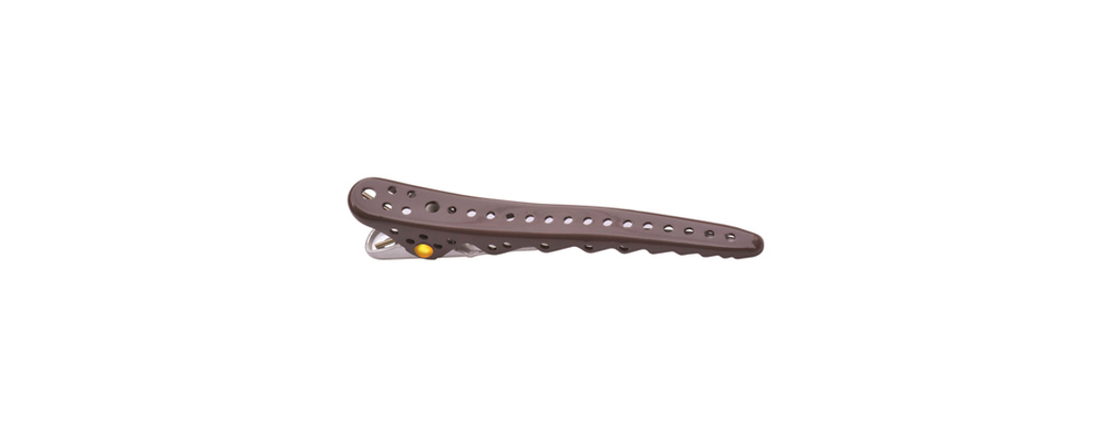 Зажимы Y.S.Park  Shark Clip YS-15*08 (8 шт.) шоколадные