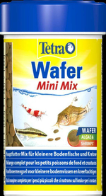 Tetra Wafer Mix Mini корм в мини-чипсах для всех мелких донных рыб 100 мл