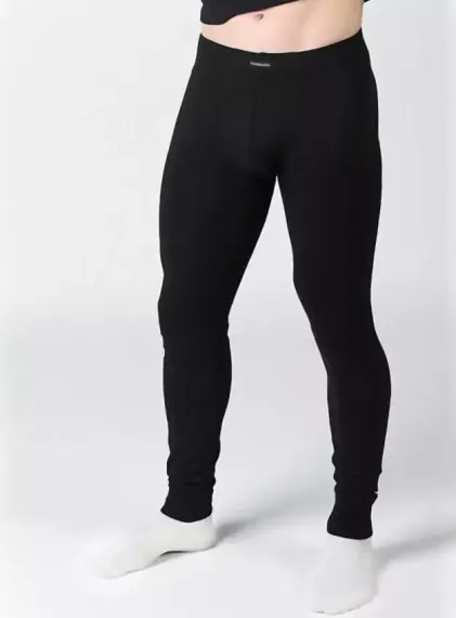 Кальсоны мужские с начёсом GENTLEMEN GK-104 черный
