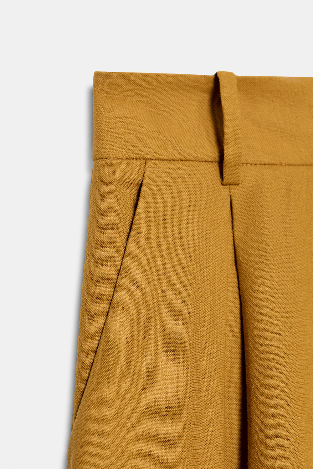 ШИРОКИЕ БРЮКИ ИЗ ЛЬНА — ZARA
