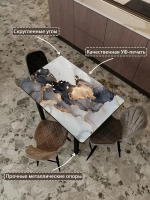 Обеденный стол "Bianco" 90x60 см