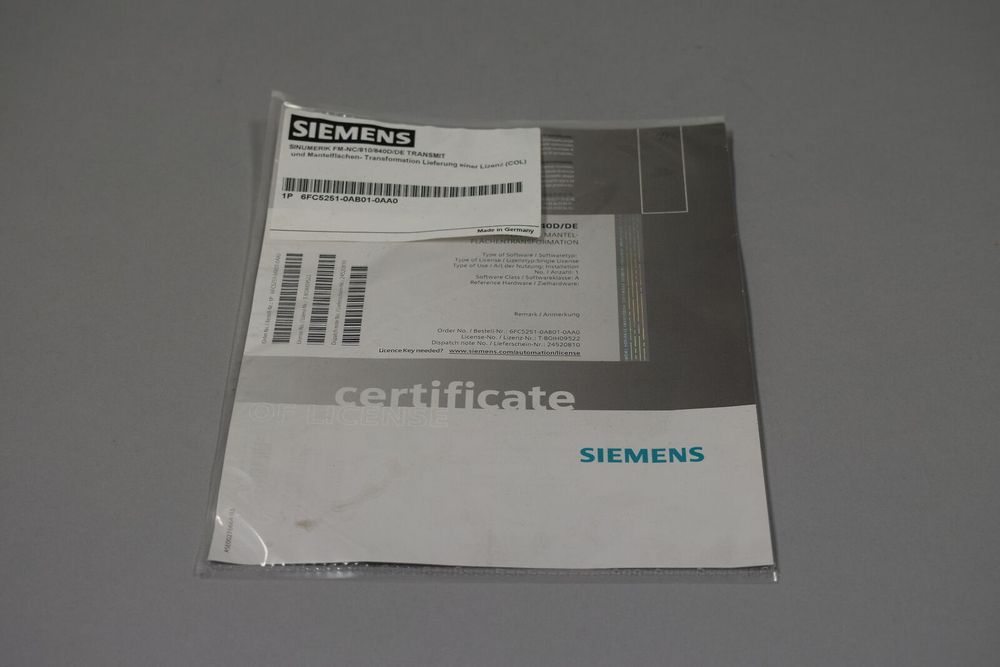 SIEMENS 6FC5251-0AB01-0AA0 SIEMENS 6FC5251-0AB01-0AA0