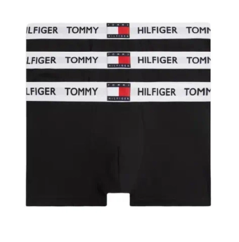 Мужские спортивные боксеры Tommy Hilfiger Stretch Cotton Trunks 3P - black/black/black