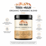 Terra Origin, Органическая смесь куркумы, чай, 180 г (6,35 унции)