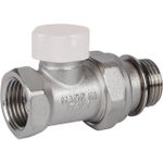 Клапан балансировочный прямой STOUT - 1/2" (ВР/НР-американка, PN10, Tmax 120°C, с самоуплотнением)