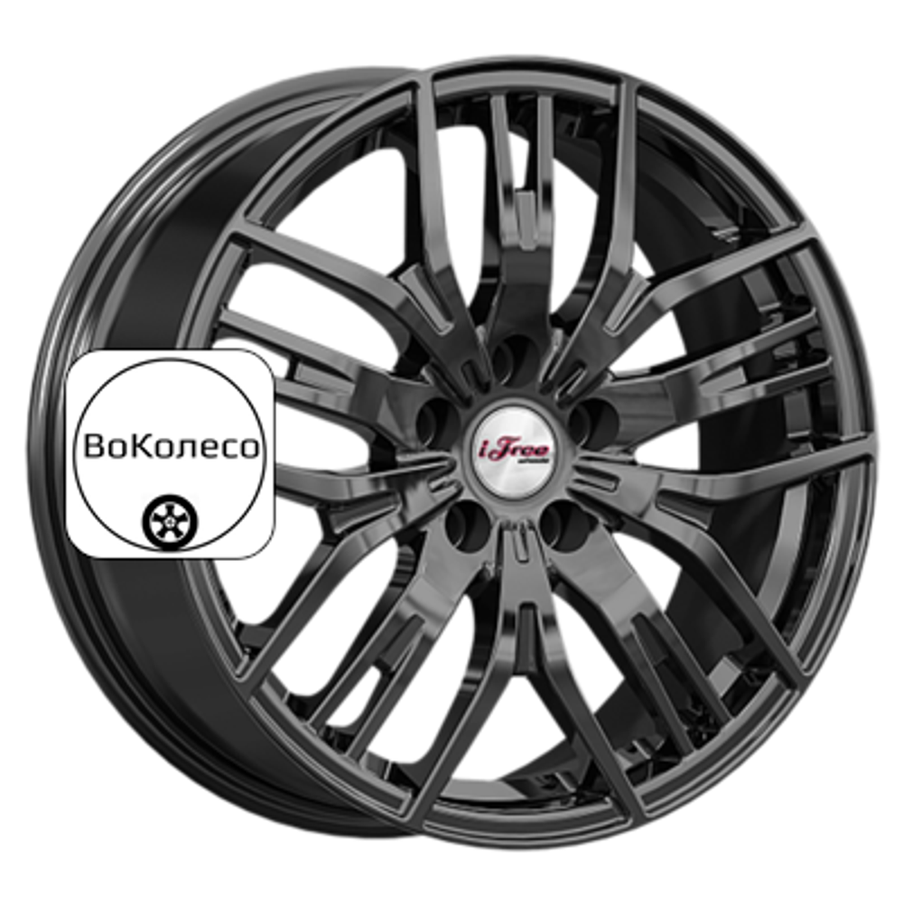7x17/5x100 ET45 D56,1 Аскет (КС1072) BK iFree