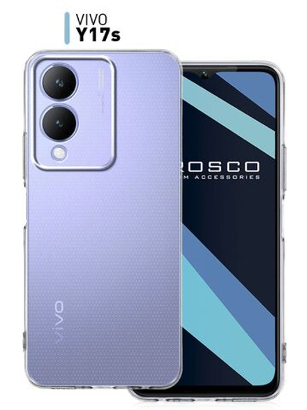 Чехол ROSCO для Vivo Y17s (арт.VV-Y17S-TPU-01-TRANSPARENT )