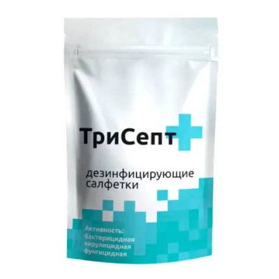 ТриСепт Салфетки (180х165мм) влажные доп. блок №170