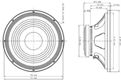 Eighteen Sound 15MB700/8 динамик, диаметр 15 дюймов, 400Вт