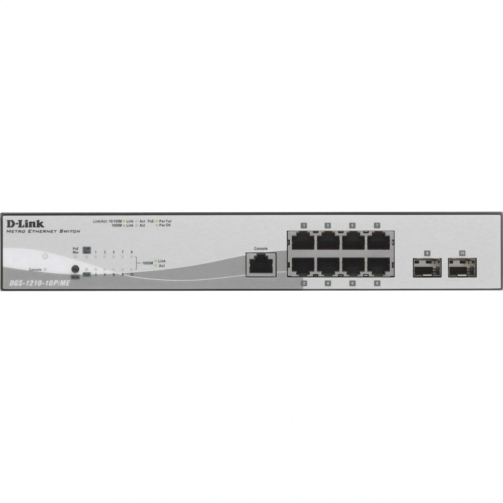 Коммутатор D-Link DGS-1210-10P/ME/A1A