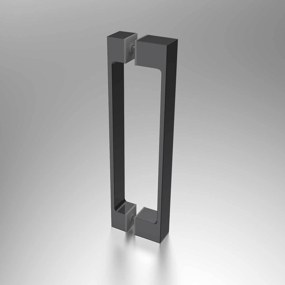 Душевая дверь Альфа (Alpha) VDP-3AL800CLGM , вороненая сталь, стекло прозрачное,