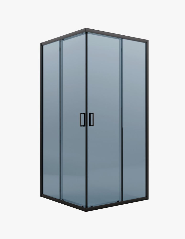 Душевое ограждение IVA E3SB100T 1000*1000*2000 (без поддона) тонированное стекло 6 мм