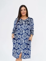 халат велюровый на молнии