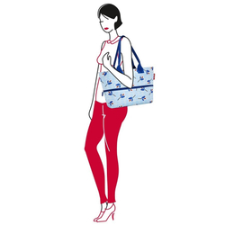 Сумка shopper e1 leaves blue