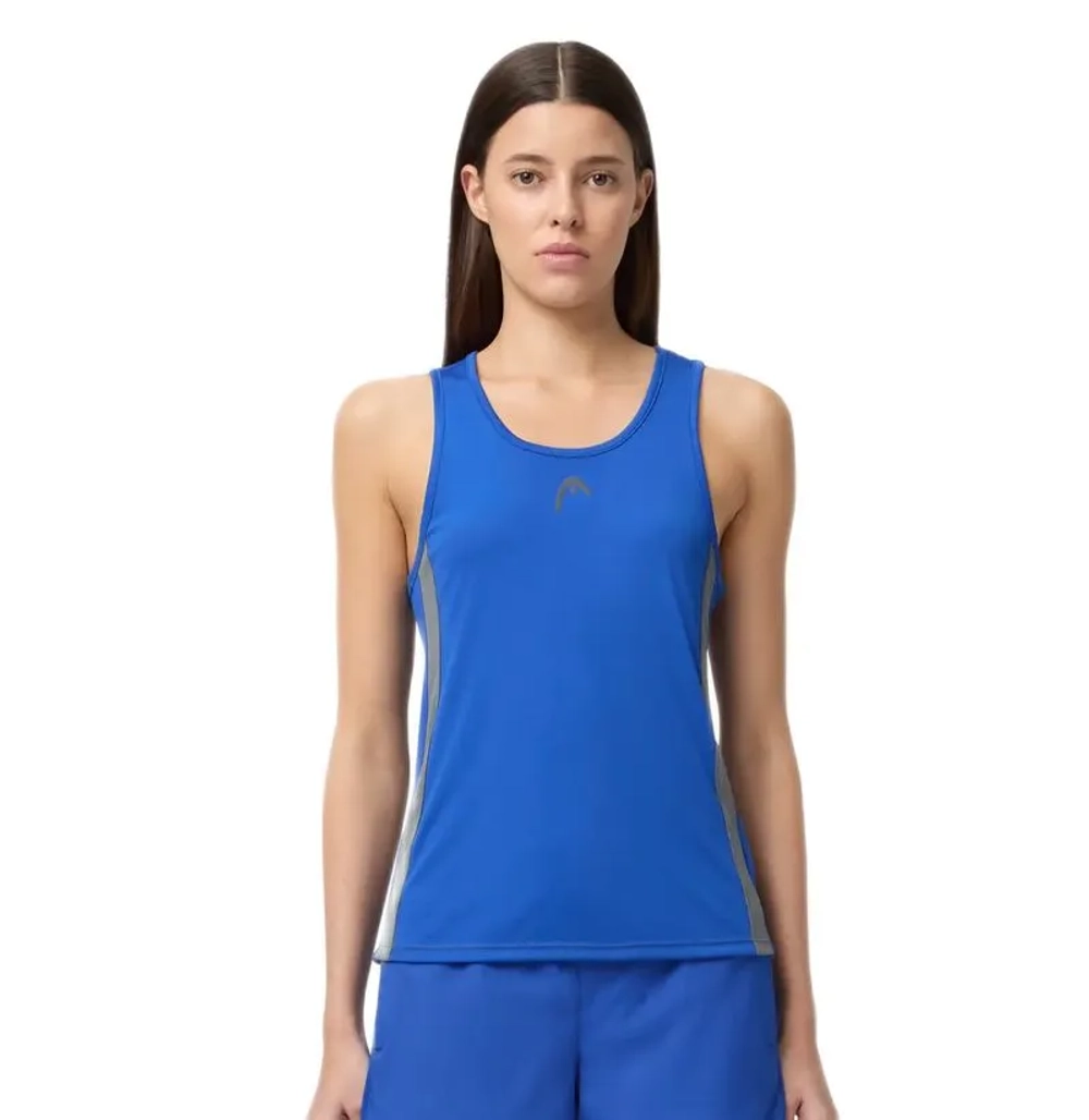 Женский топ теннисный Head Club 25 Tech Tank - royal blue