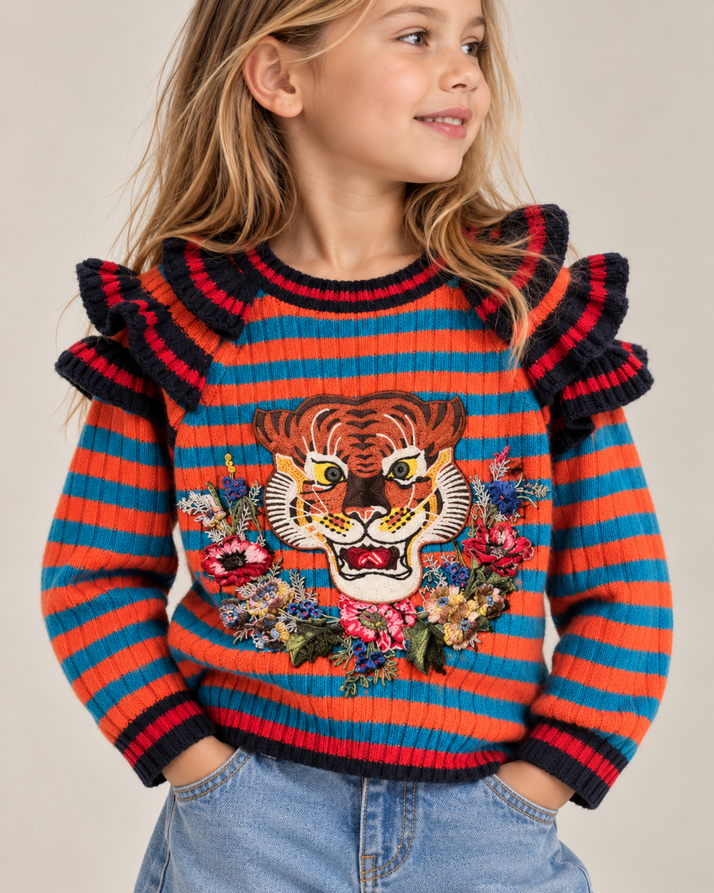 Новый вязаный джемпер Gucci, 104