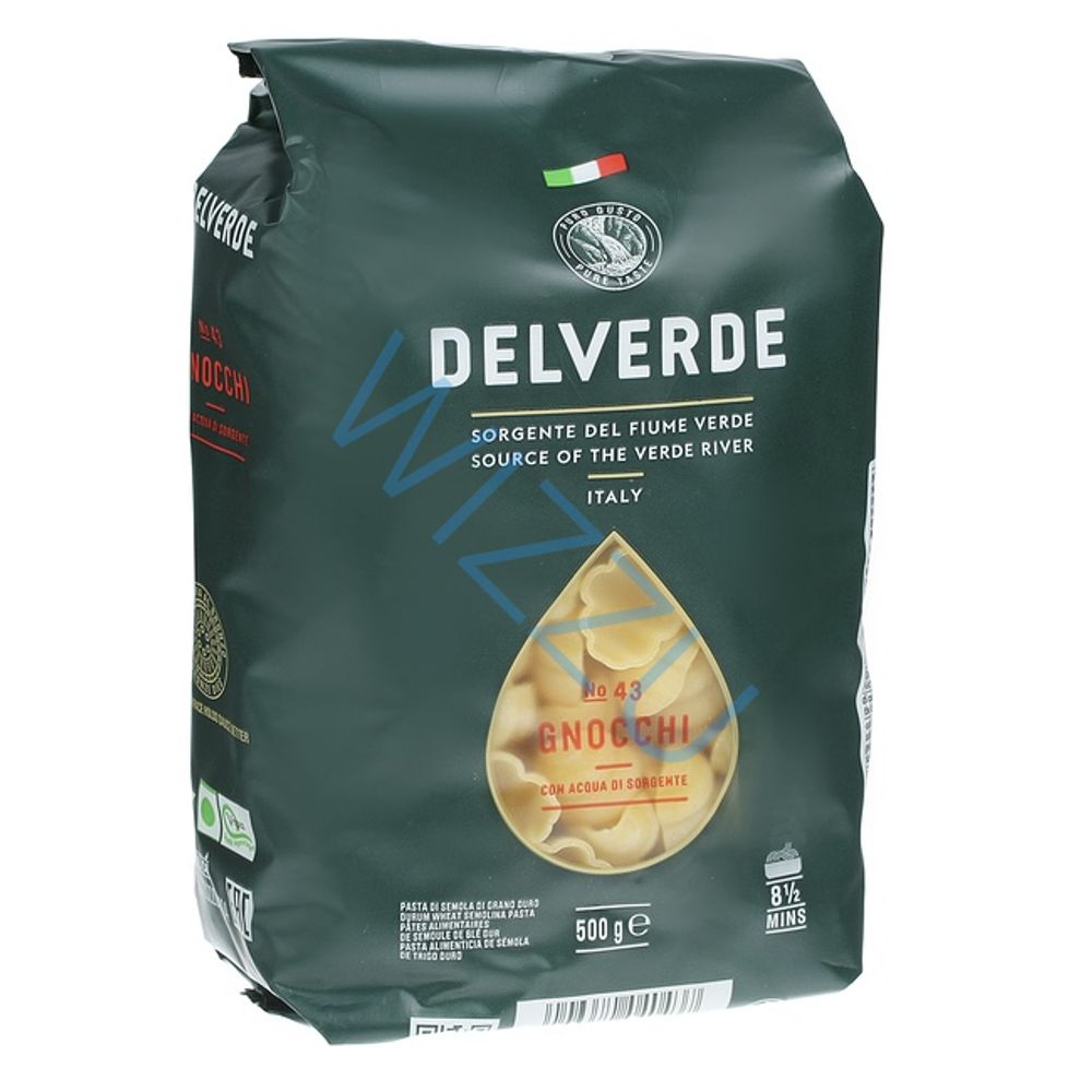 043 Макароные изделия Ньокки "Del Verde" 500г * 20 уп.
