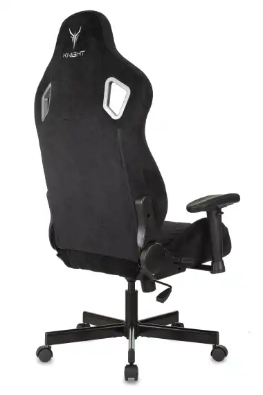 Кресло игровое Knight Outrider LTD черный Light-20 с подголов. крестов. металл