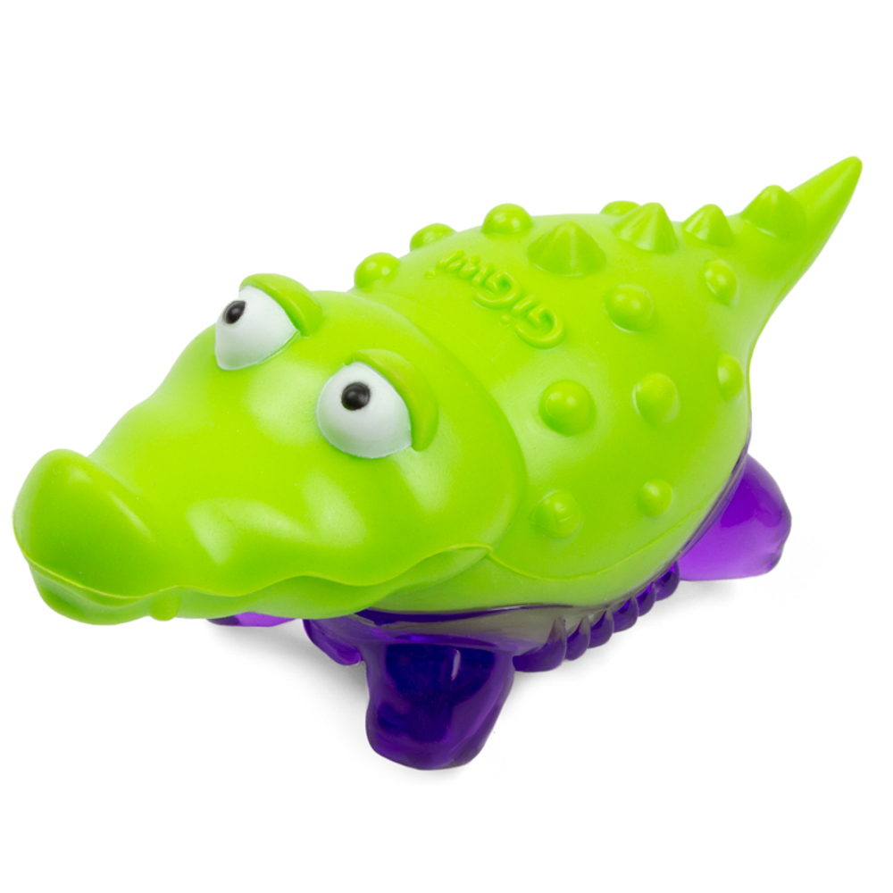 75454 Игрушка для маленьких собак Крокодильчик с пищалкой 10см, серия SUPPA PUPPA, Gigwi
