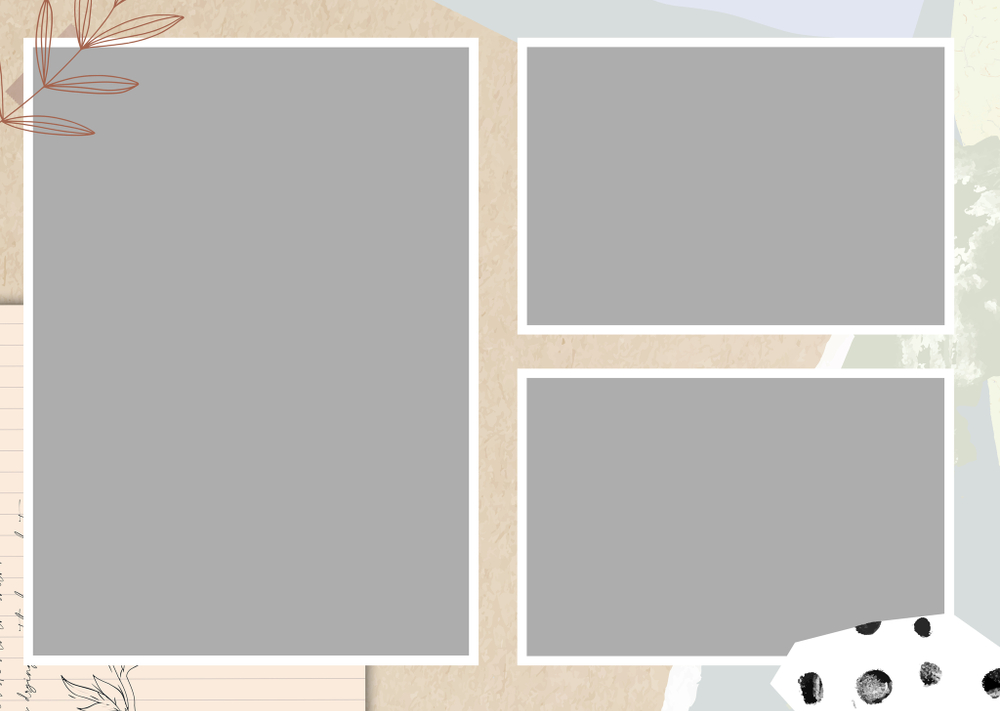 PSD-Шаблон фотокниги "Scrapbooking"