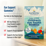 Nordic Naturals, детская жевательная добавка для здоровья глаз, без сахара, от 2 до 12 лет, со вкусом клубничного лимонада, 30 жевательных таблеток