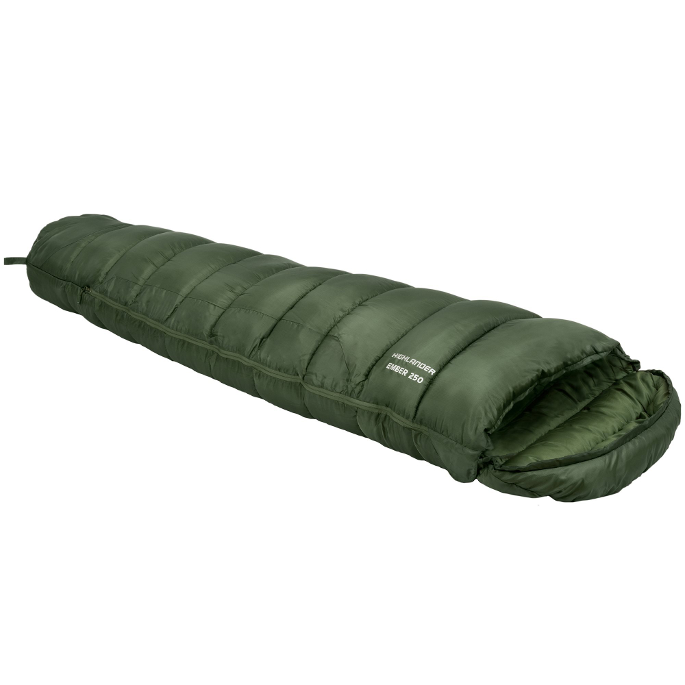 Спальный мешок HIGHLANDER Sleeping bag PHOENIX EMBER 250 OLIVE GREEN