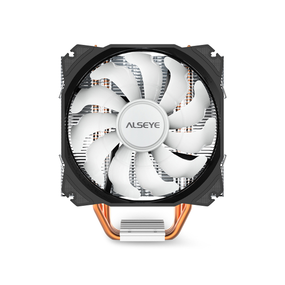 Кулер для CPU Alseye M120-SE V2.0, 1х120мм, 4-pin, Al+Cu, серебристый-черный-белый/ARGB, 800-1700rpm, 66CFM, 33.8дБ, 4-PIPE(прямой контакт), TDP 150Вт, INTEL 1200/115x/775/1366, AMD AM5/AM4 (AS.01.01.0008)