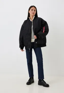 Куртка утепленная женская ALPHA INDUSTRIES OVERSIZED MA-1 MOD FLIGHT JACKET W