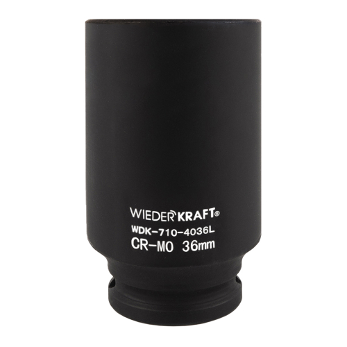 WDK-710-4036L Головка торцевая ударная глубокая 1/2", 6 гр. 36 мм.
