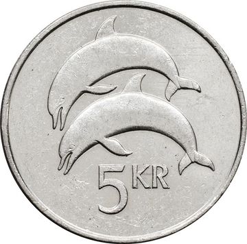 5 крон 1996-2008 Исландия