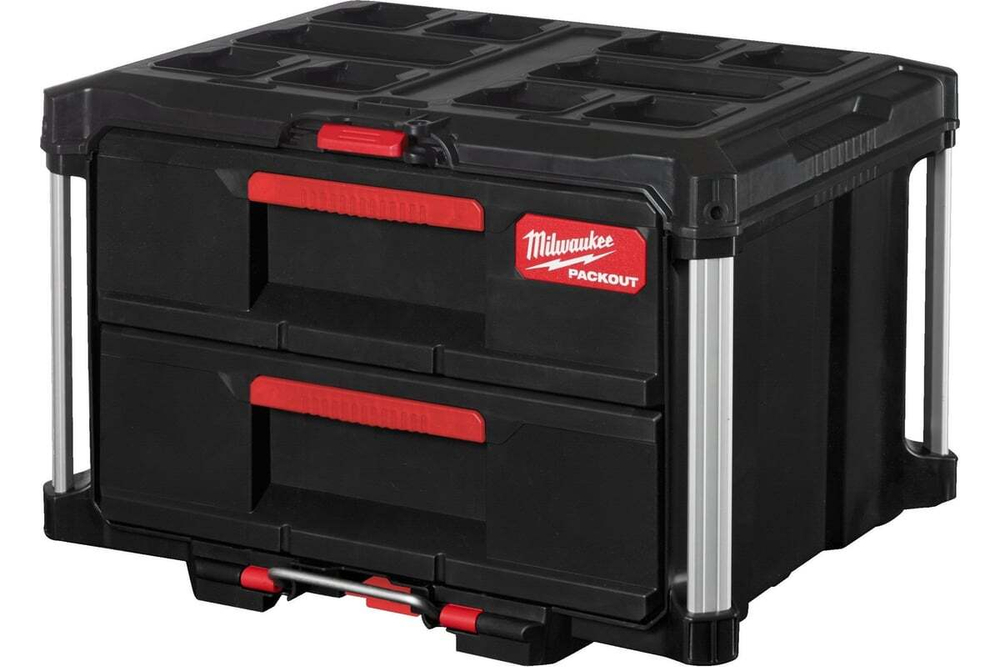 Ящик с 2-мя выдвижными отсеками Milwaukee PACKOUT 4932472129