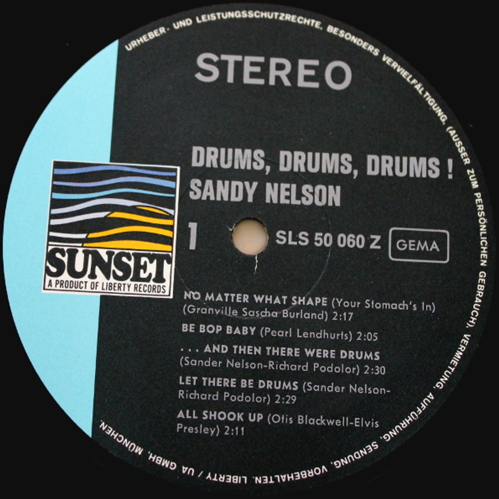 Sandy Nelson / Drums, Drums, Drums! (LP)