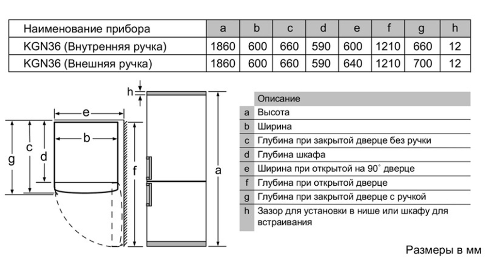 Двухкамерный холодильник Bosch KGN36NL21R