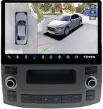 Магнитола для Infiniti FX35, FX45 S50 2006-2008 - Teyes CC3-2K-360 монитор 13" 2K QLED на Android 10, Быстрая, CarPlay, 4G SIM-слот, 4 камеры в комплекте