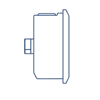 Манометр D63 G1/4 - 60 Bar - осевое подключение