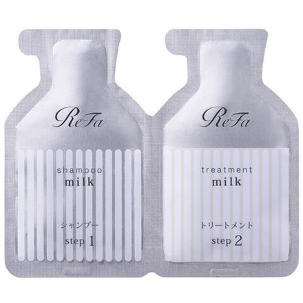ReFa Milk Protein Shampoo & Treatment Trial | Пробный набор для волос | Original | 10 мл + 10 г