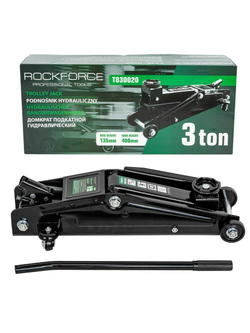 Домкрат подкатной гидравлический 3 т (h min-135mm, h max-400mm) RockForce##Rock FORCE RF-T830020