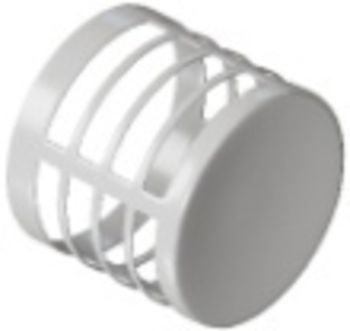 ROMMER RCA-0080-010004 Наконечник белый D80 (алюминий)