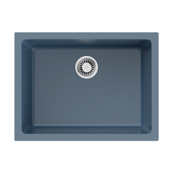 Кухонная мойка Omoikiri Okinoshima 61-U/I-SB Glossy Natceramic/smoky blue 4997065