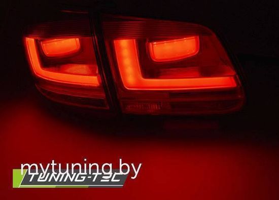 Задние фонари для Volkswagen Tiguan I (07-11) LED Red Smoke
