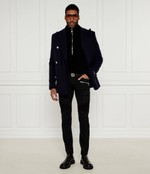 Кашемировый гольф Balmain - черный(DH0KF024 KH24)