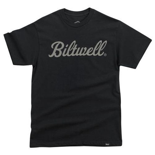 Купить Мотоодежда Футболка Biltwell Script Grey / Черный