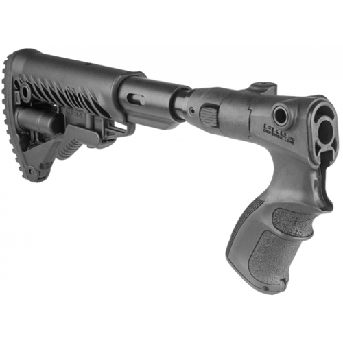 Телескопический складной приклад с амортизатором AGRF 870 FK SB на Remington 870, зеленый, FAB Defense