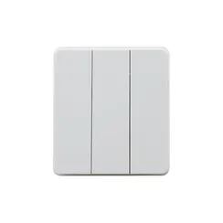 Выключатель трехклавишный KRANZ Miele Round Перламутр KR-78-0707-1