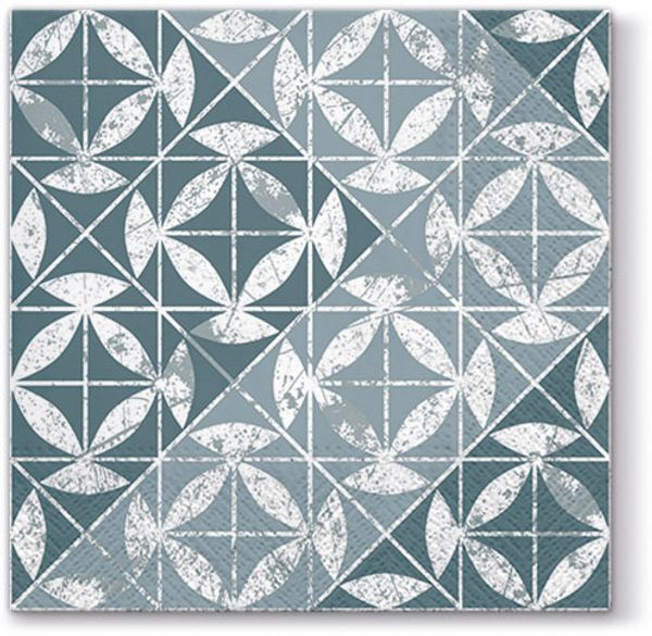 Салфетки 3-слойные для декупажа Sagen Vintage Design Lunch PAW Decor Collection Текстурная мозаика