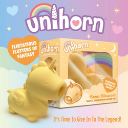 Unihorn - Bean Blossom - Вибромассажер со стимуляцией язычком